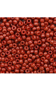 Miyuki rocailles Perlen 8/0 - Duracoat opaque maroon 8-4470